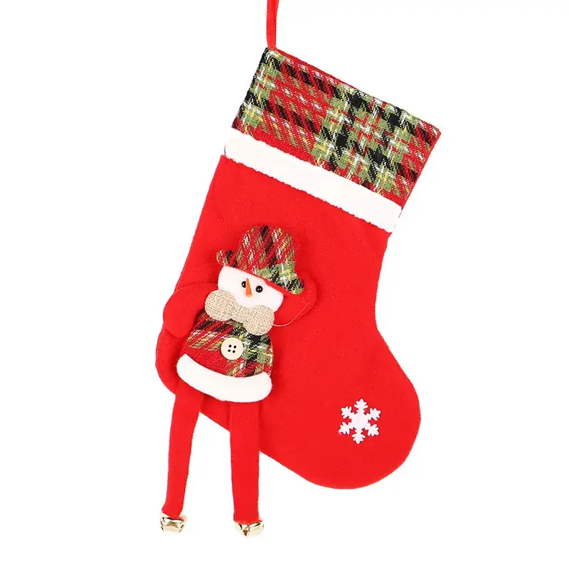 Christmas Candy Socks Red Medium Gift Decor - Image 7