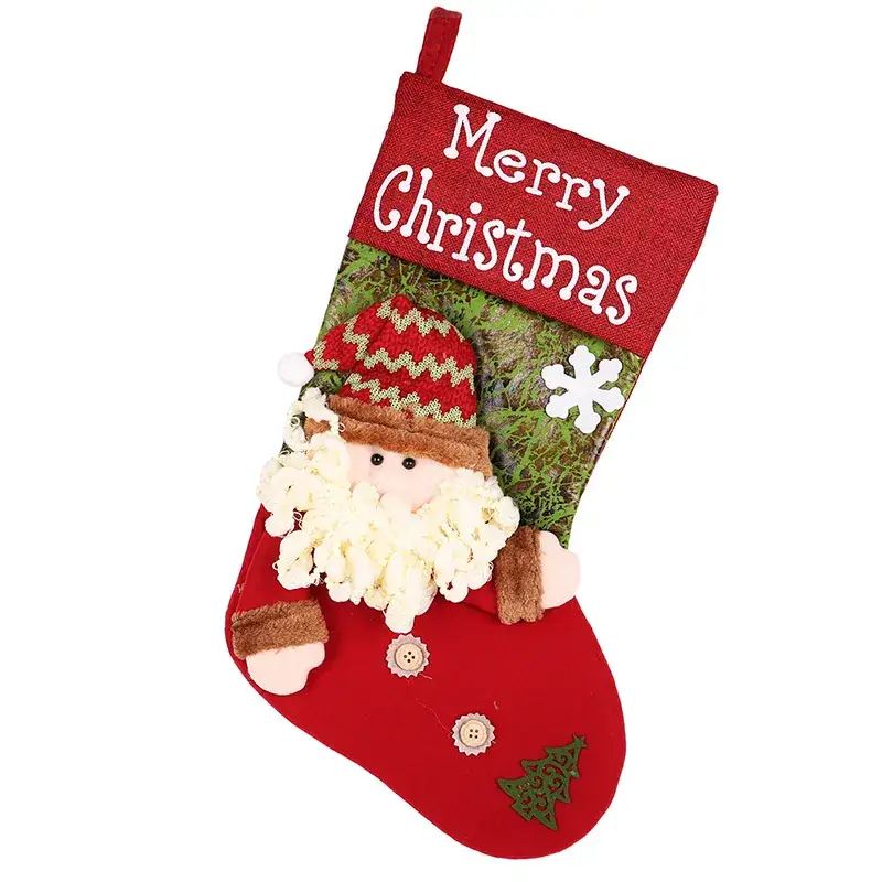 Christmas Stocking with Merry Design - Image 5
