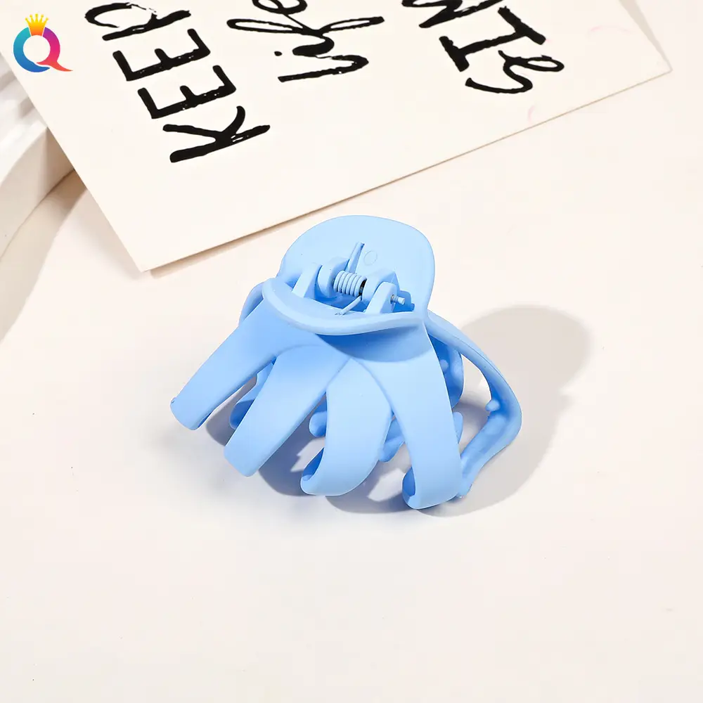 Blue Eight-Claw Hair Clip for Girls - Image 15