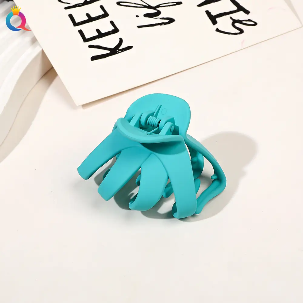 Blue Eight-Claw Hair Clip for Girls - Image 16