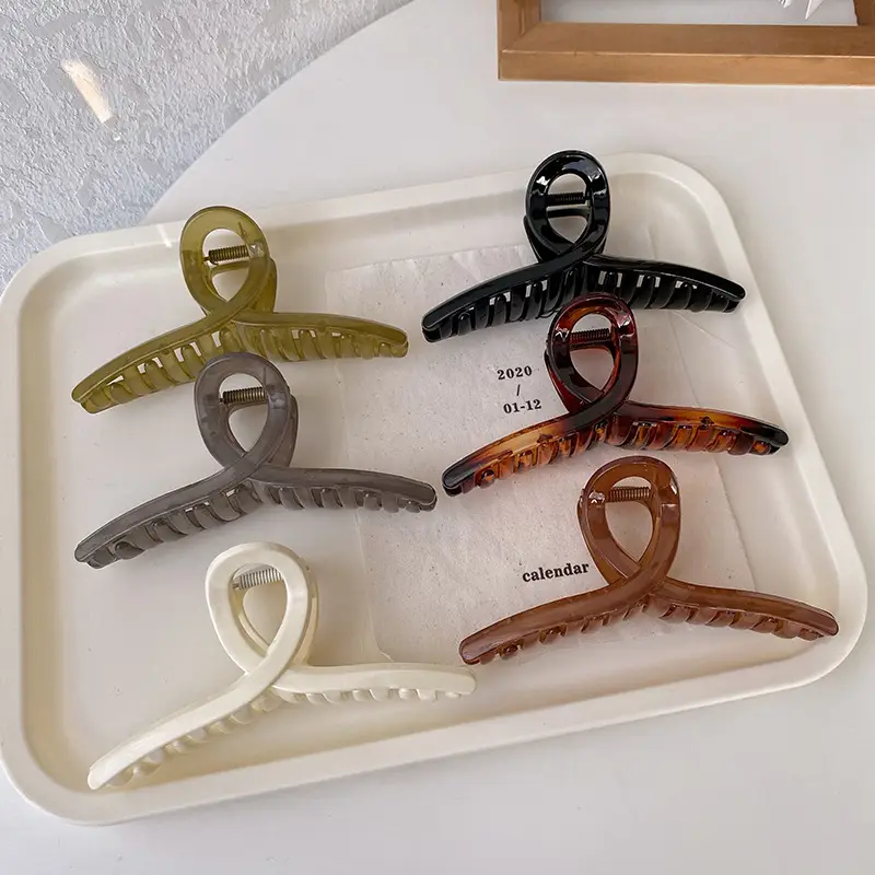 Korean Style Jelly Acrylic Hair Clips for Women - Image 10