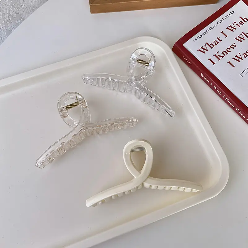 Korean Style Jelly Acrylic Hair Clips for Women - Image 12