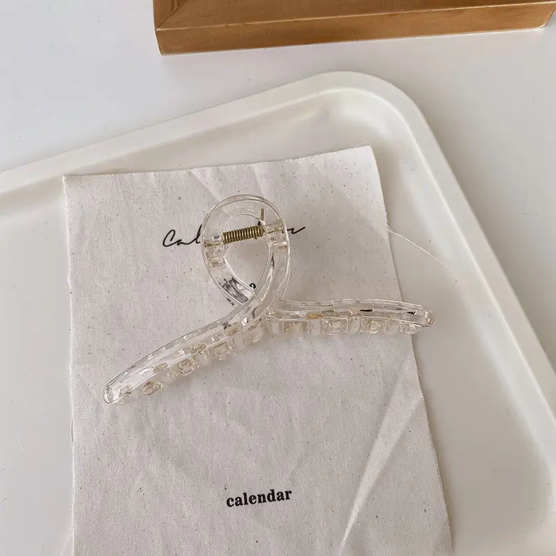 Korean Style Jelly Acrylic Hair Clips for Women - Image 2