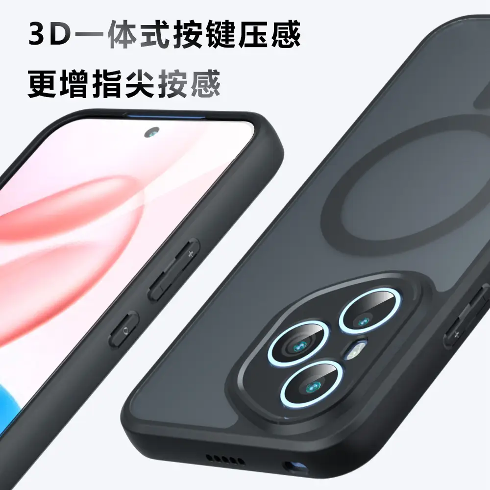 Honor 400 Pro Magnetic Skin-Feel Case Black - Image 5