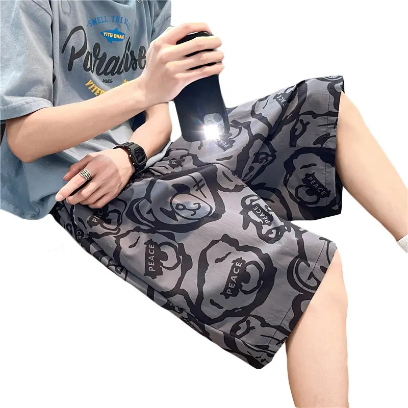 Men Graphic Print Shorts Casual Summer Wear - Image 8