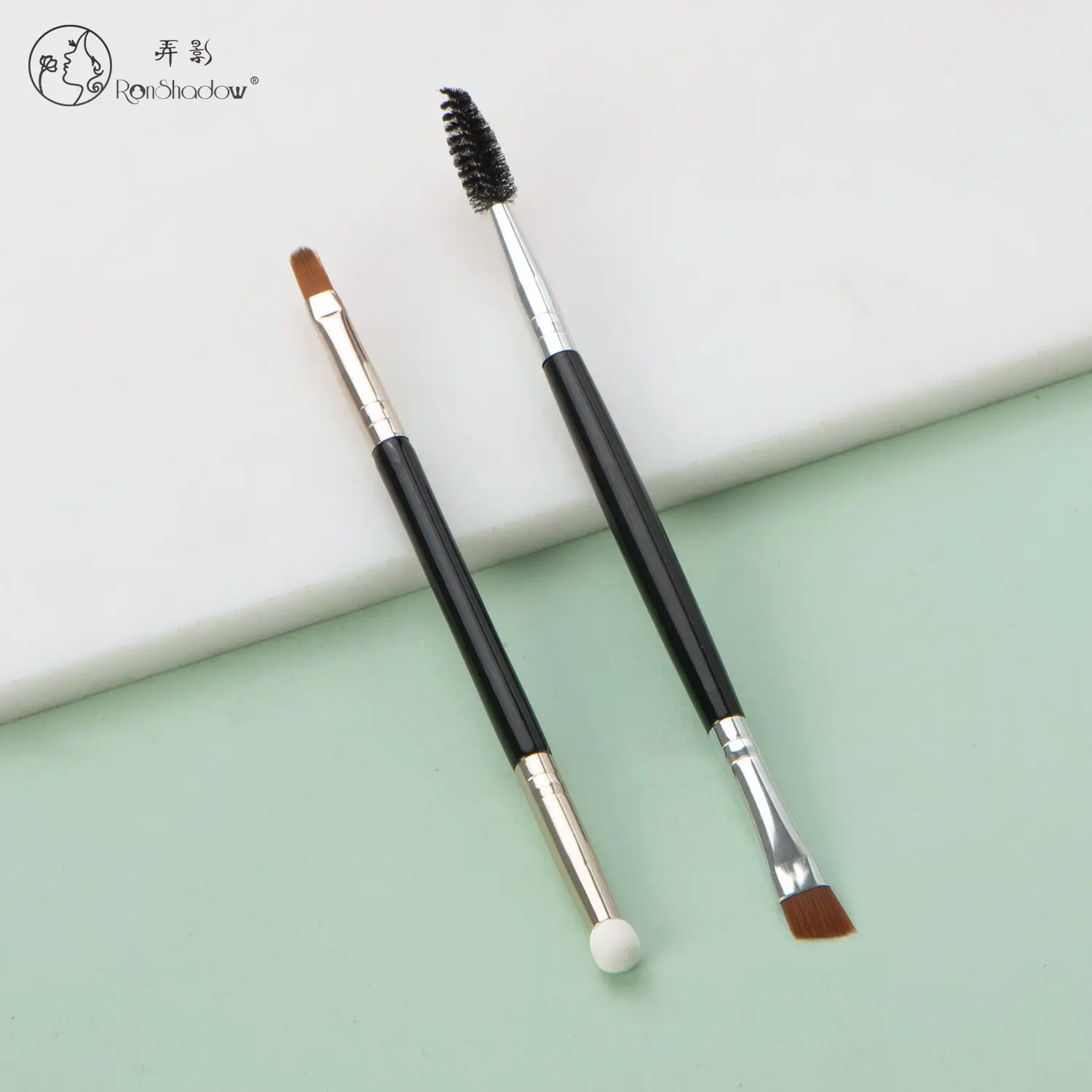 Double Sponged Shadow Hair Teacher Eye Liner Brush Black - Image 6