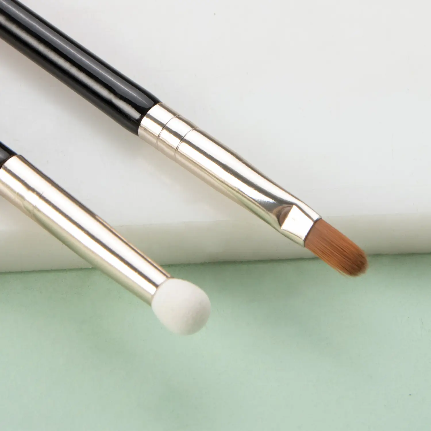 Double Sponged Shadow Hair Teacher Eye Liner Brush Black - Image 7
