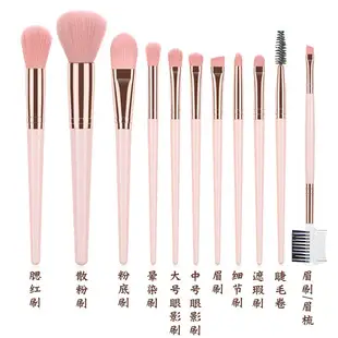Double Sponged Shadow Hair Teacher Eye Liner Brush Black — feature 13