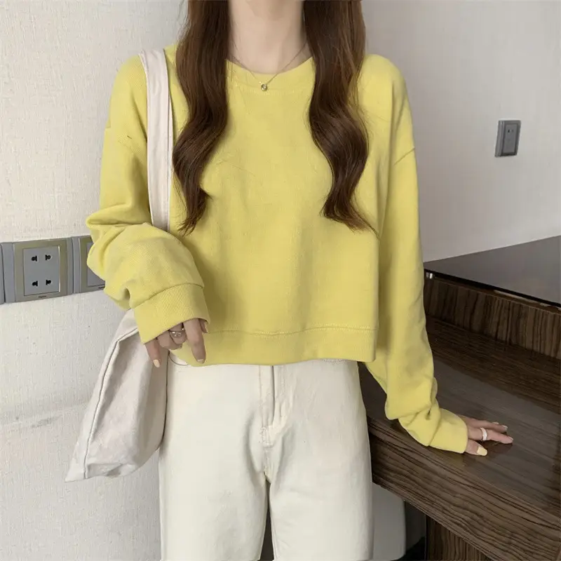 Black Korean Style Loose Sleeve Sweater for Women — feature 16
