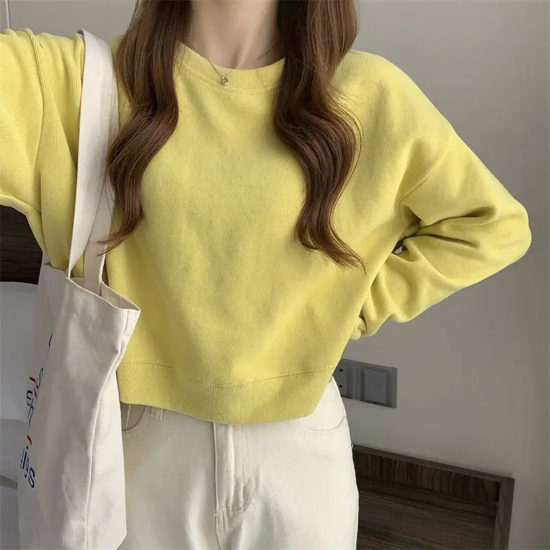 Black Korean Style Loose Sleeve Sweater for Women — feature 18