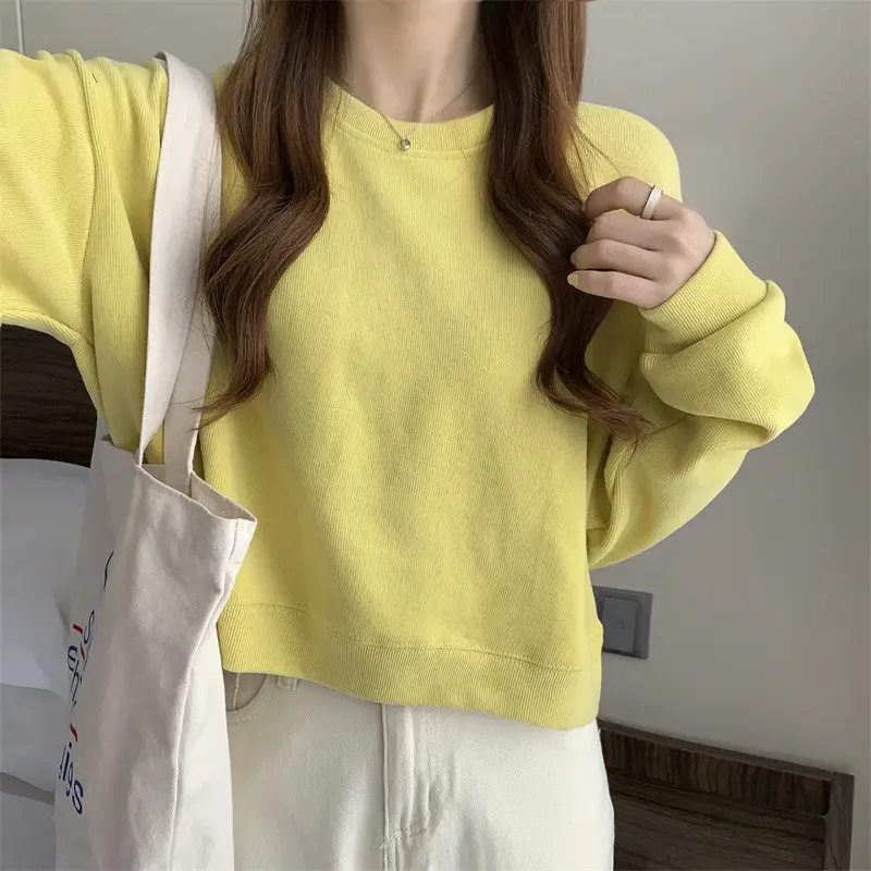 Black Korean Style Loose Sleeve Sweater for Women — feature 19
