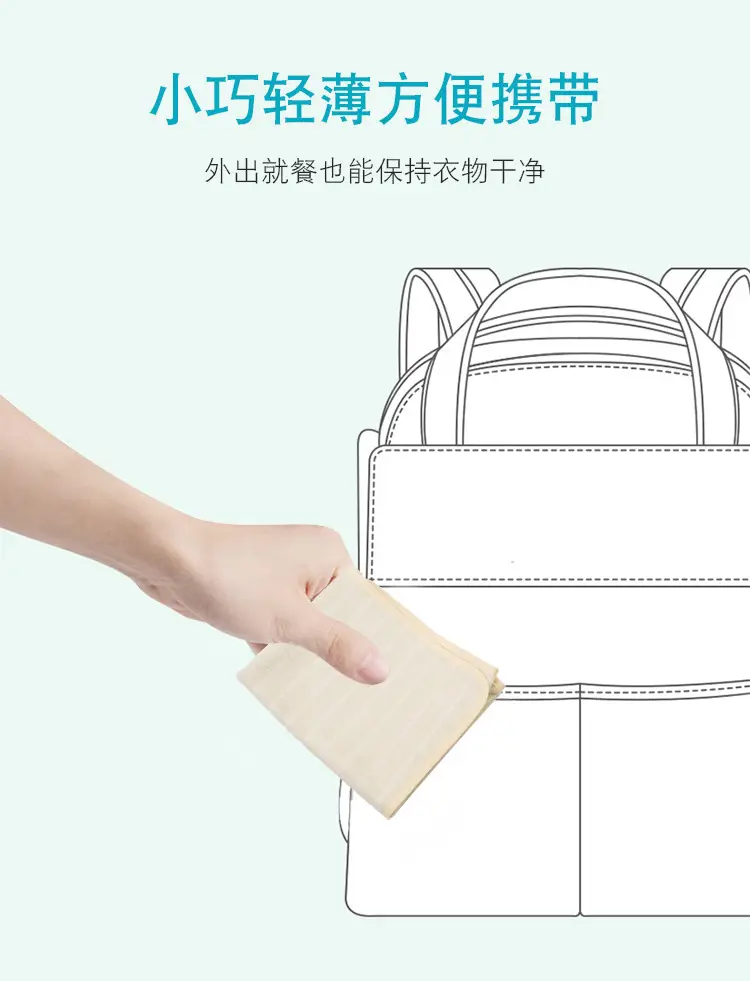 Bedridden Elderly Saliva Bib Waterproof Adult — feature 12