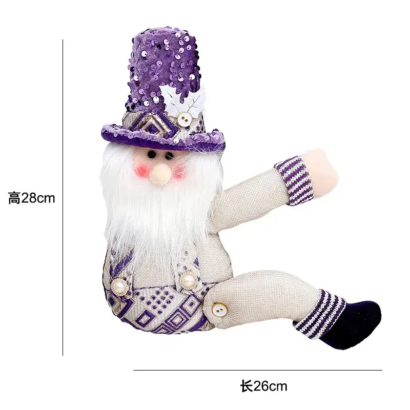 Christmas Cartoon Doll Curtain Decoration Buckle Window Pendant - Image 10