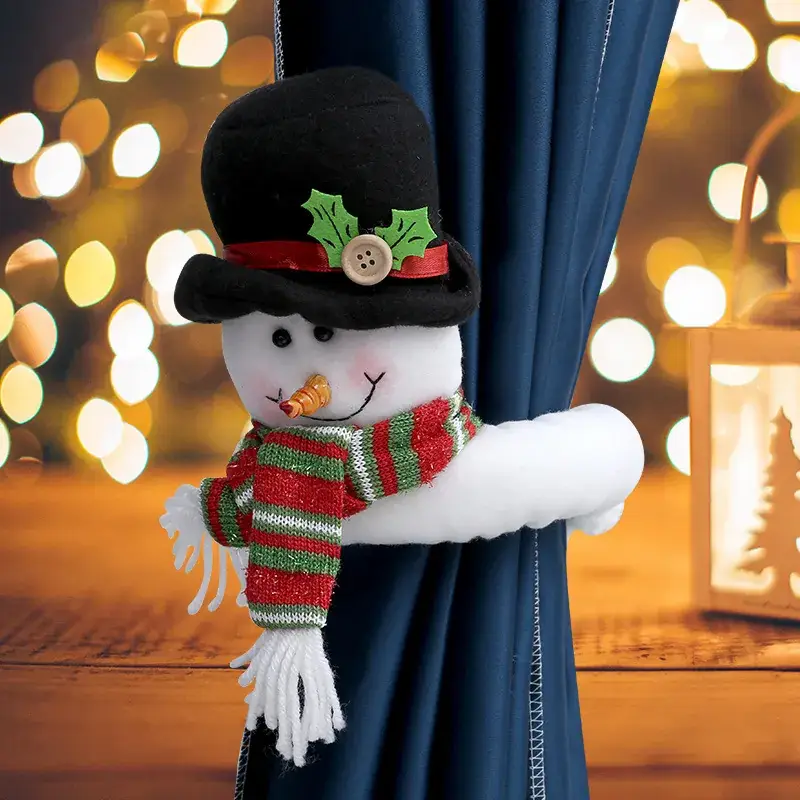 Christmas Cartoon Doll Curtain Decoration Buckle Window Pendant - Image 2