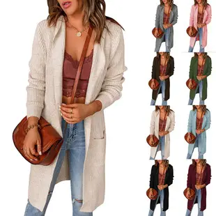 Women Turtleneck Sweater 2024 Winter Brown Long Sleeve — feature 1