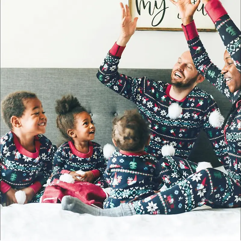Family Christmas Pajamas Set for Men Women 2019 - Image 3