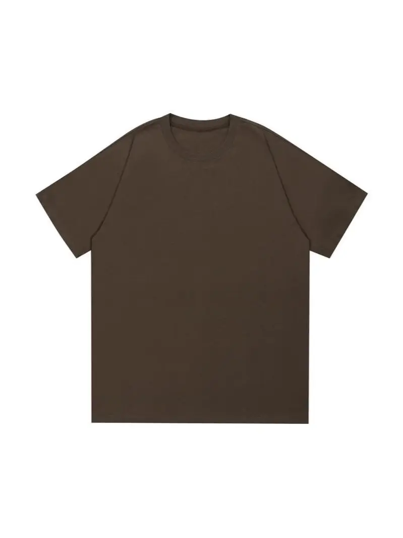 Men's 240g Pure Cotton Drop Shoulder T-Shirt White - Image 14