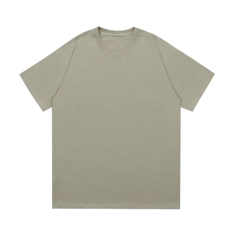 Men's 240g Pure Cotton Drop Shoulder T-Shirt White - Image 4