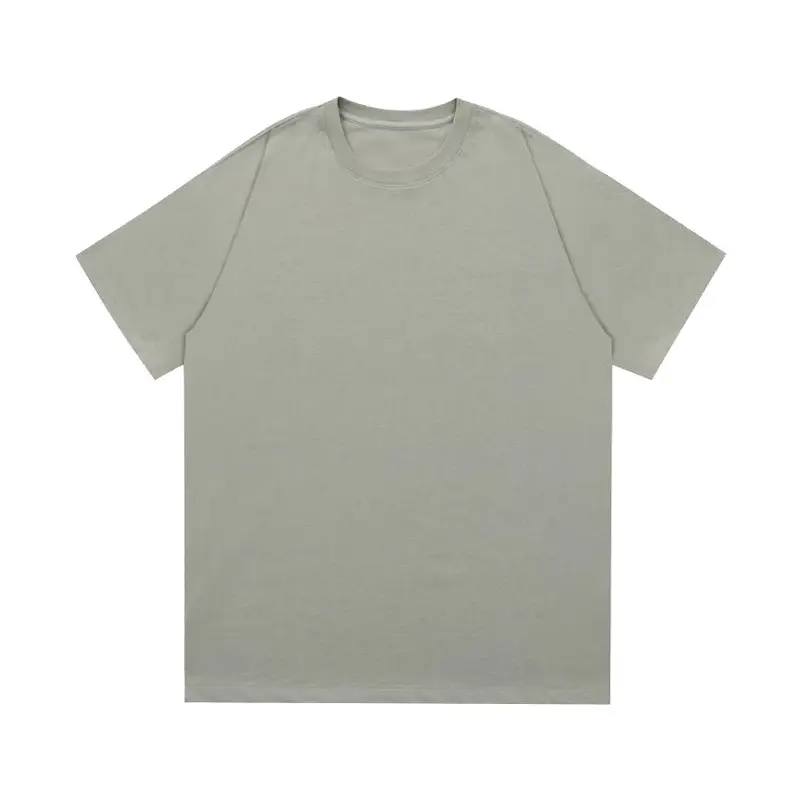 Men's 240g Pure Cotton Drop Shoulder T-Shirt White - Image 5