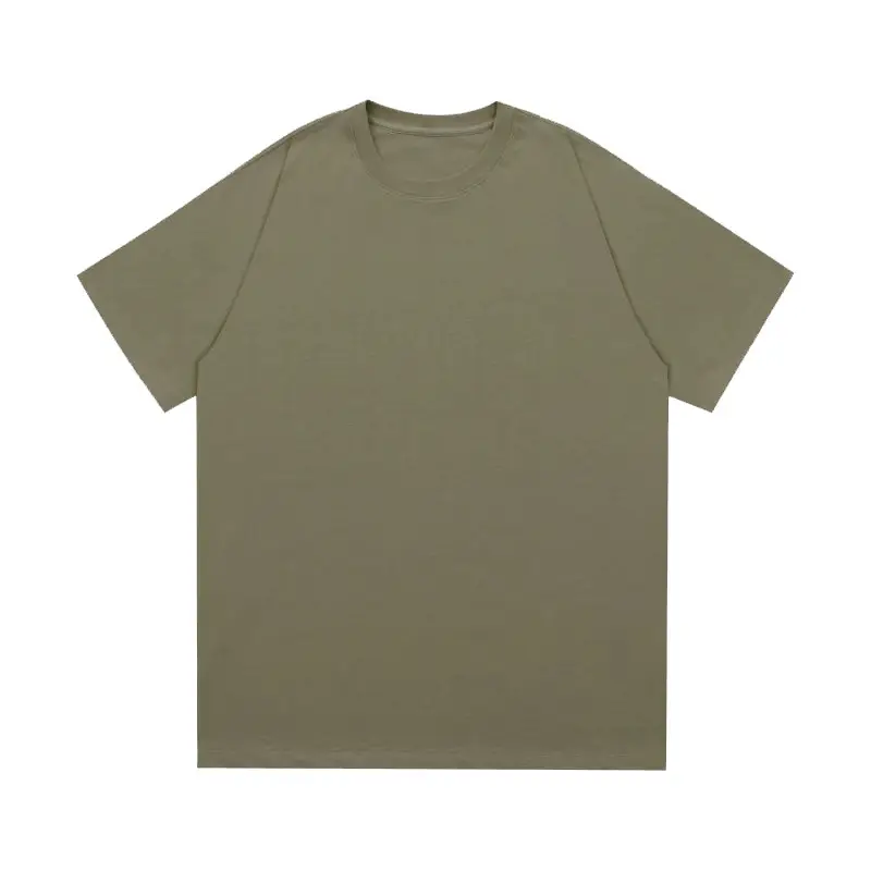 Men's 240g Pure Cotton Drop Shoulder T-Shirt White - Image 6