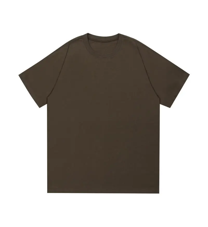 Men's 240g Pure Cotton Drop Shoulder T-Shirt White - Image 9