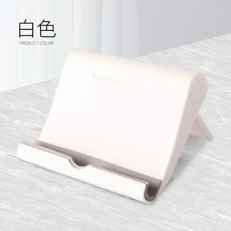Pink Adjustable Phone Stand for Desk Use - Image 2