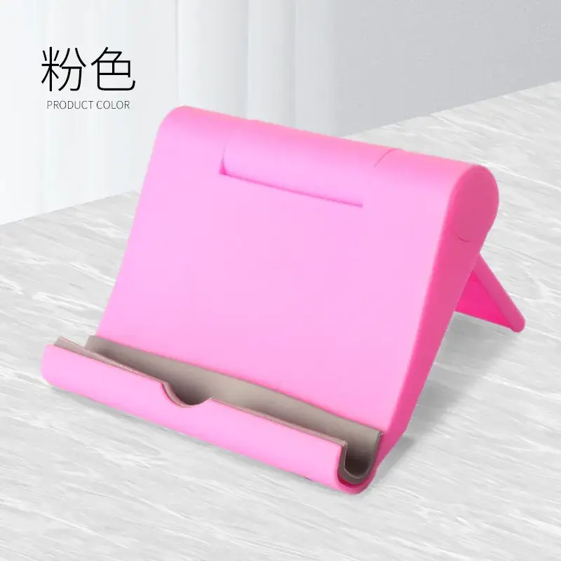 Pink Adjustable Phone Stand for Desk Use - Image 4