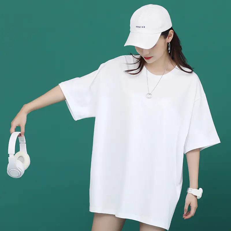 25 Color Round Neck Loose Cotton T-Shirt