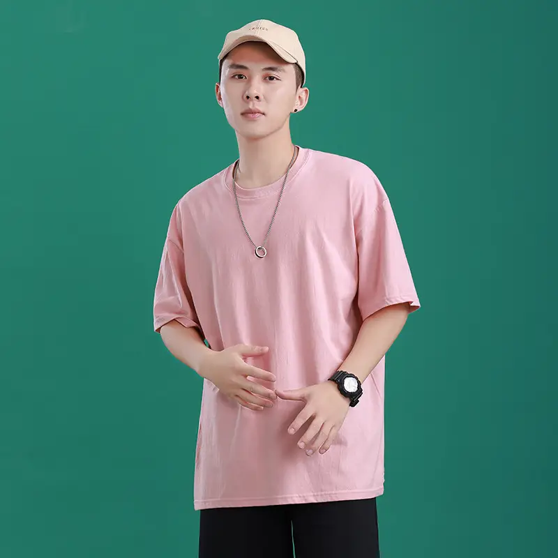 25 Color Round Neck Loose Cotton T-Shirt