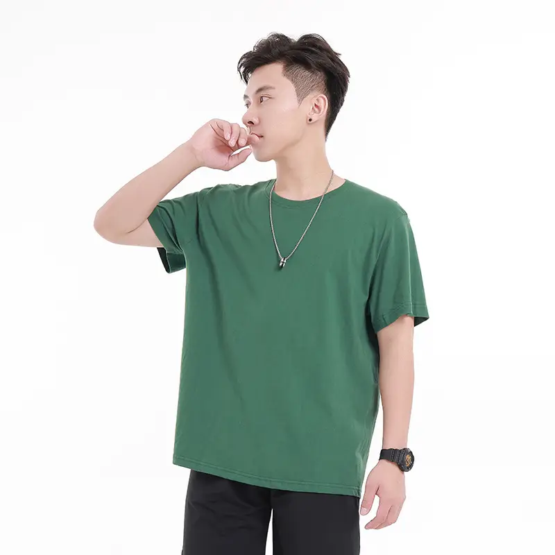 25 Color Round Neck Loose Cotton T-Shirt
