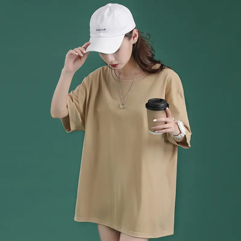 25 Color Round Neck Loose Cotton T-Shirt