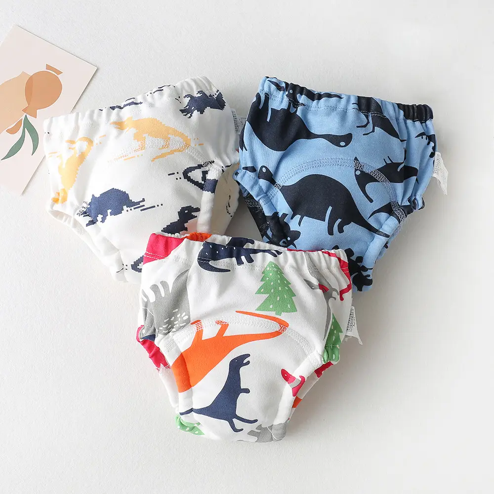 Baby Diaper Pants Gauze Washable Learning Pants - Image 2