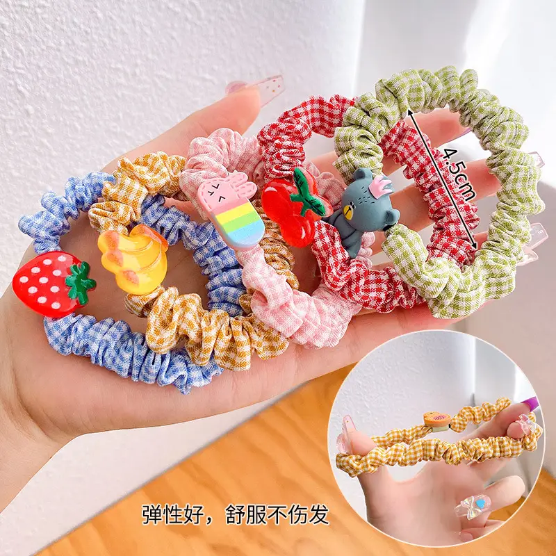 Cute Flower Hair Bands for Girls, Colorful, Soft Rubber, No Harm - Image 14