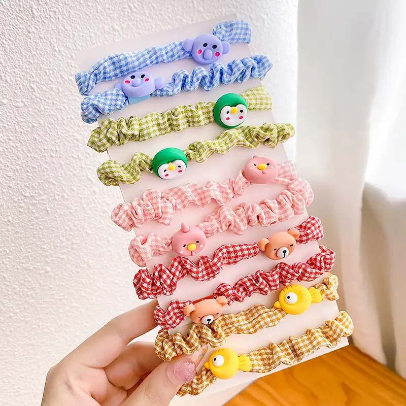 Cute Flower Hair Bands for Girls, Colorful, Soft Rubber, No Harm - Image 8