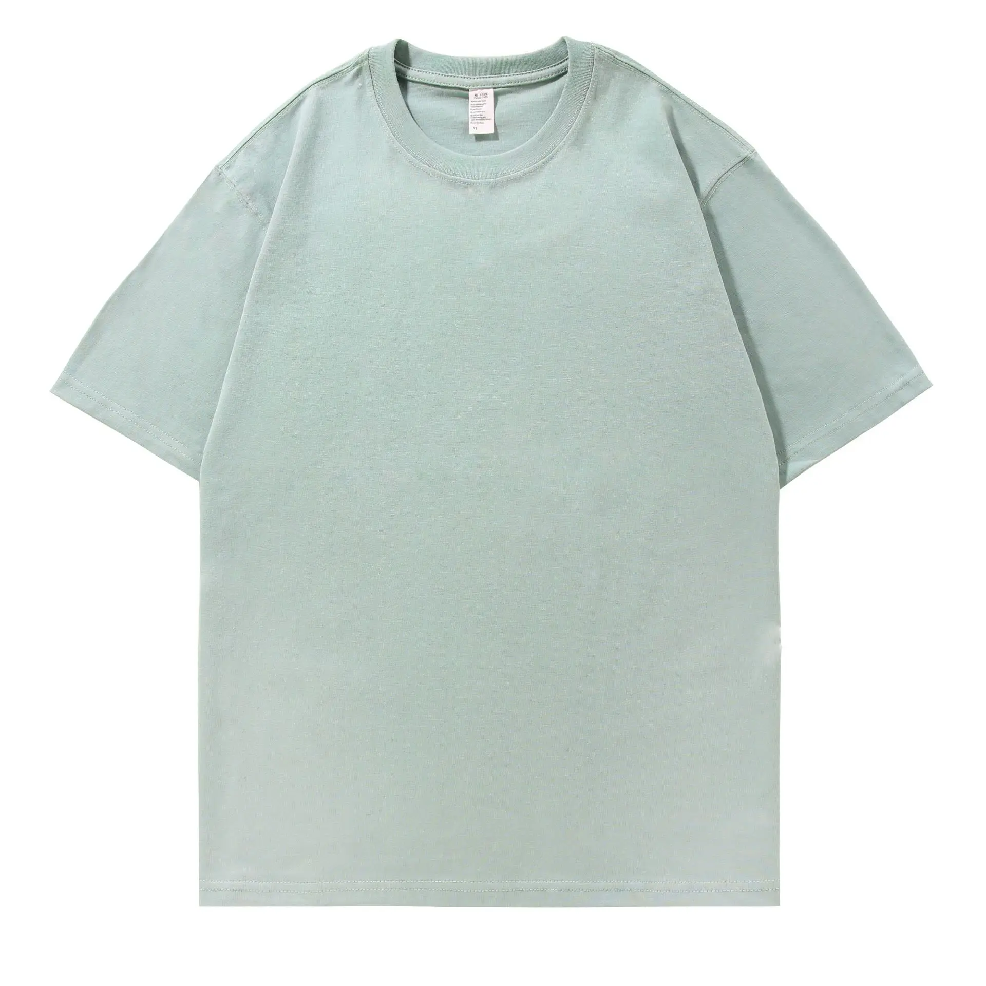 Heavyweight Retro Gray T-Shirt for Men Women - Image 17