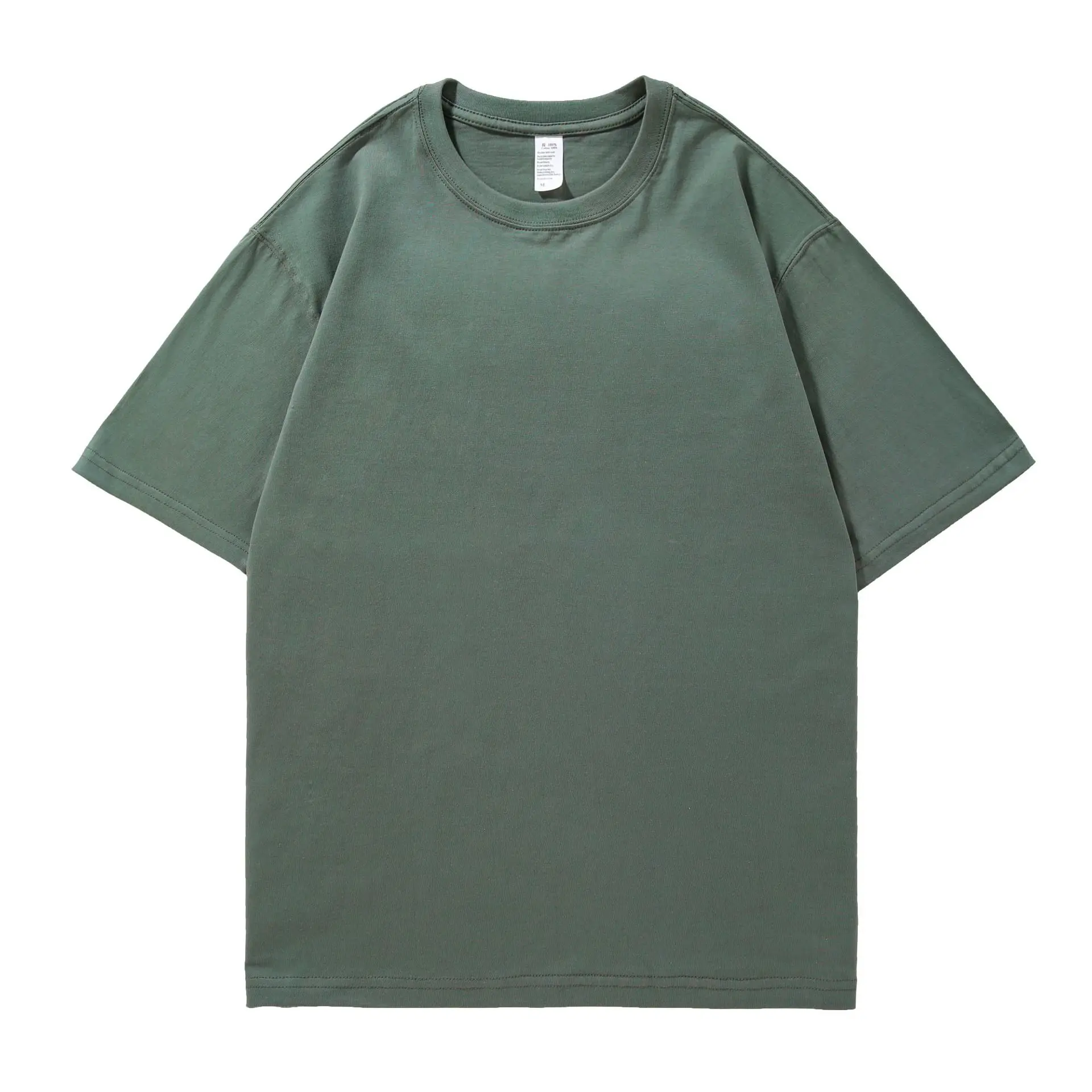 Heavyweight Retro Gray T-Shirt for Men Women - Image 23