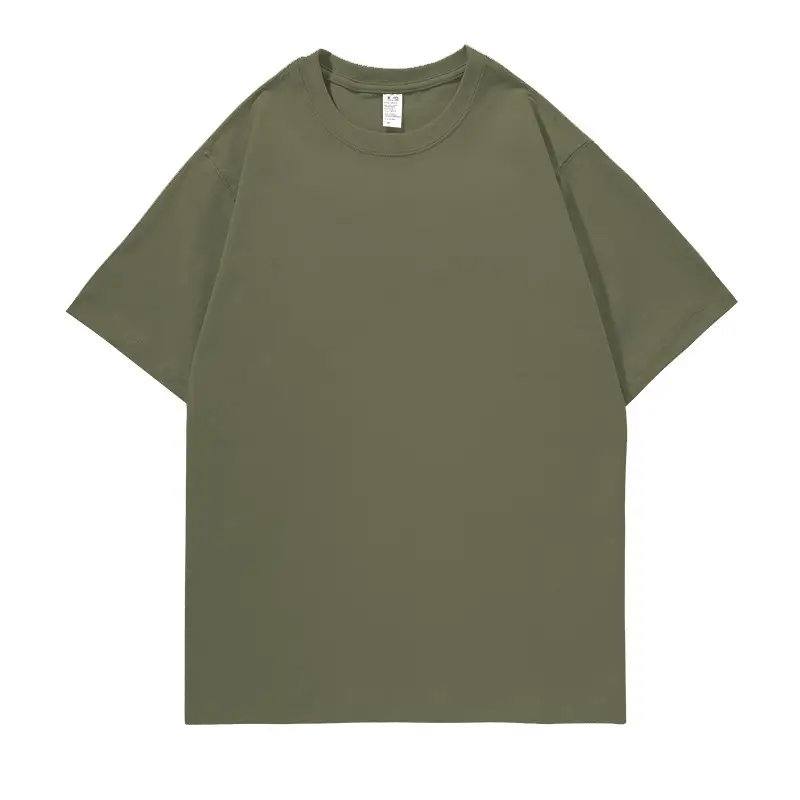 Heavyweight Retro Gray T-Shirt for Men Women - Image 9