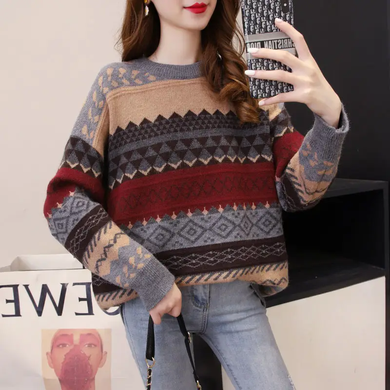 New Autumn Knit Pullover Women's 2025 - Image 2
