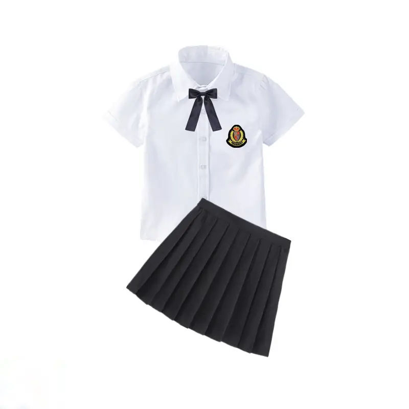 Girls' Black Pleated Skirt School Uniform - Image 3