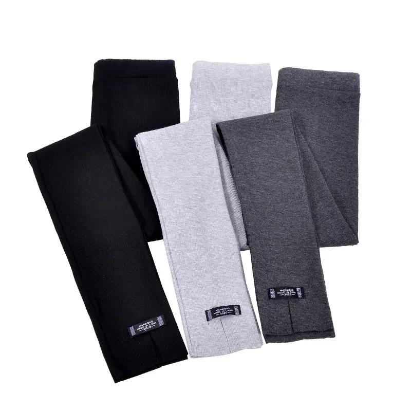 Women Slim Fit Winter Grey Leggings Korean Style - Image 8