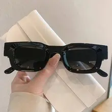 2024 White Square Sunglasses with UV Protection — feature 23