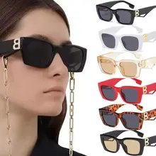 2024 White Square Sunglasses with UV Protection — feature 27