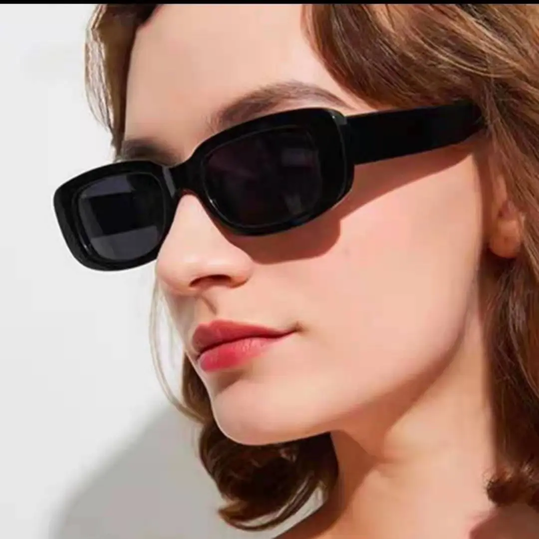 2024 White Square Sunglasses with UV Protection — feature 34