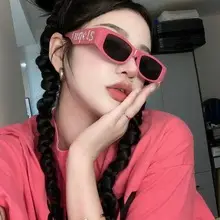 2024 White Square Sunglasses with UV Protection — feature 5