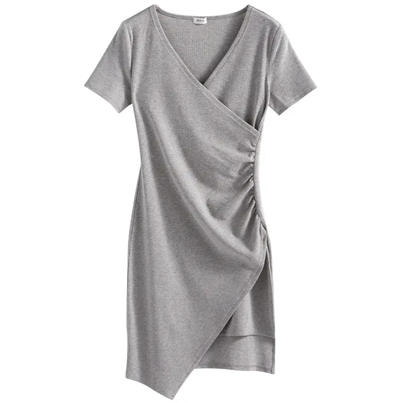 Women French Irregular Dress Summer Slim Skirt 2025