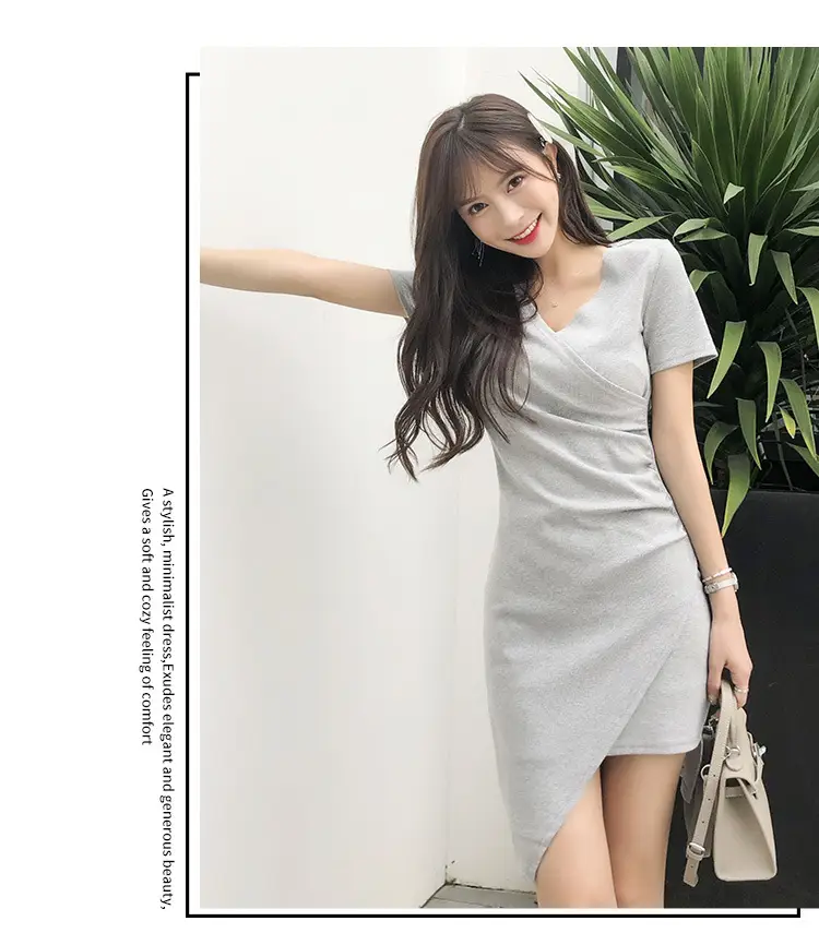 Women French Irregular Dress Summer Slim Skirt 2025 — feature 10
