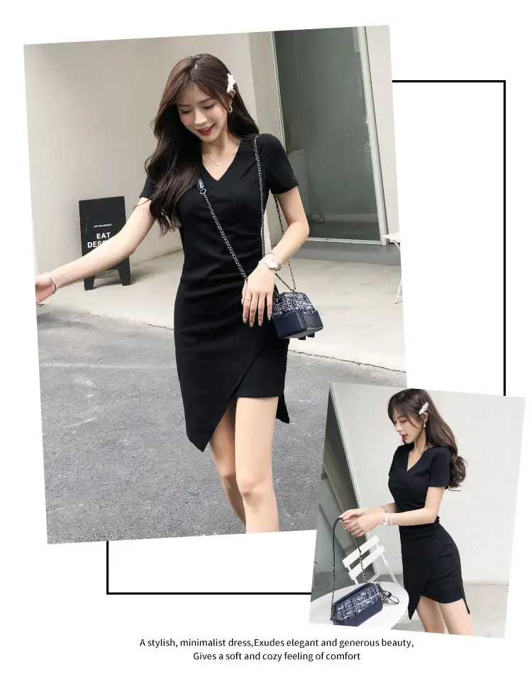 Women French Irregular Dress Summer Slim Skirt 2025 — feature 12