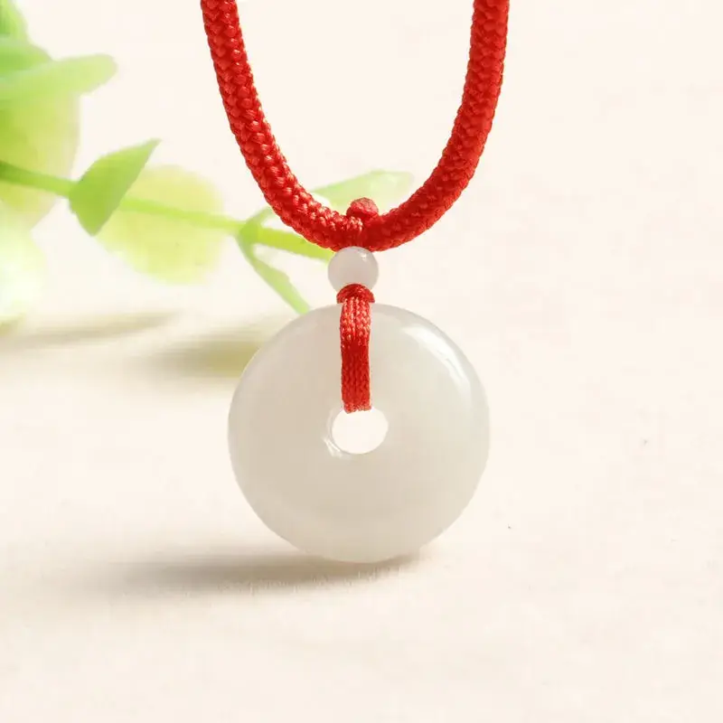 Jadeite Peace Pendant Necklace for Women Antique Style — feature 16