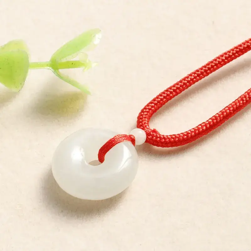 Jadeite Peace Pendant Necklace for Women Antique Style — feature 18