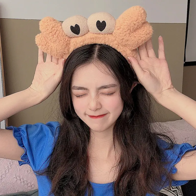 Women's Cute Flower Hair Clip with Fleece Headband - Image 33